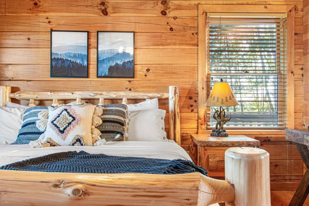 Cherry Log Summit Cabin By Bk Stays - Family Friendly - Playground - Game Room - Jacuzzi - Amazing Mountain Views Exterior foto
