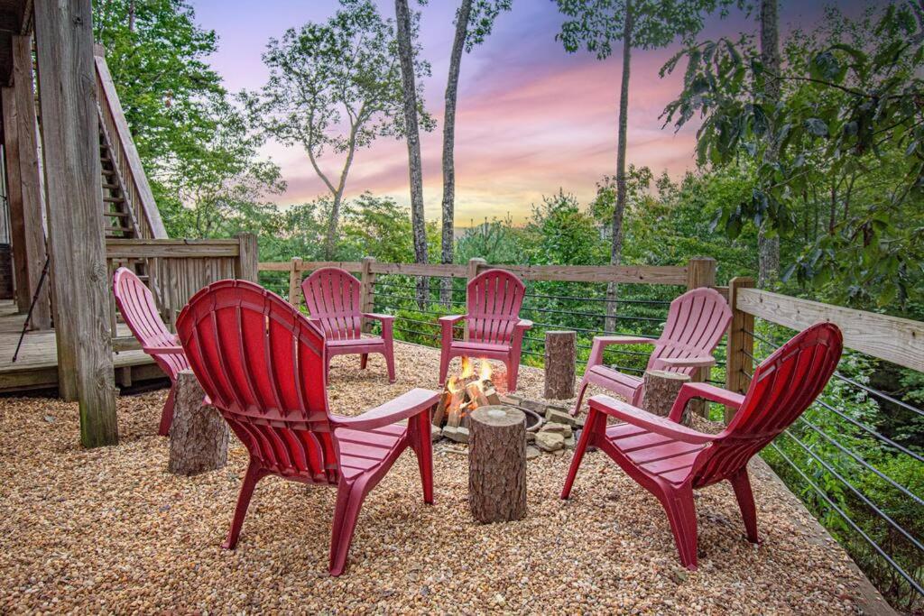 Cherry Log Summit Cabin By Bk Stays - Family Friendly - Playground - Game Room - Jacuzzi - Amazing Mountain Views Exterior foto